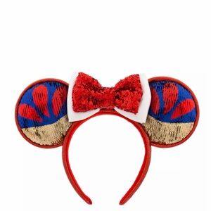 NEW Snow White Sequin Minnie Ears